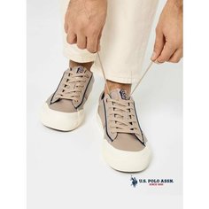 Кеды U.S. POLO ASSN. Весна-лето 2025, полнота 6, размер 43, бежевый