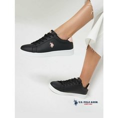 Кеды U.S. POLO ASSN. Весна-лето 2025, полнота 6, размер 37, черный
