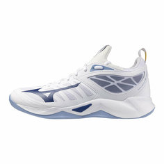 Кроссовки Mizuno, размер UK 9,5, бело-синий