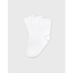 Носки Gloria Jeans 3 пары, размер 12-18мес, белый