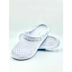 Шлепанцы Crocs, размер 41, белый