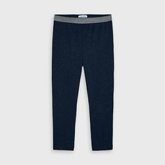 Легинсы Mayoral тонкие с блестками, размер 134, синий