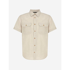 Рубашка OUTVENTURE Travel Men’s SS Shirt, размер 54, бежевый