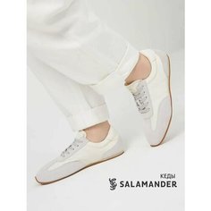Кеды Salamander Весна-лето 2025, полнота 4 (RU)/ на узкую и среднюю стопу, размер 37, белый