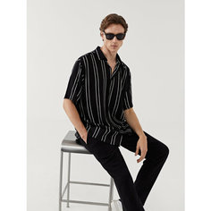 Рубашка LC Waikiki, размер M, black striped