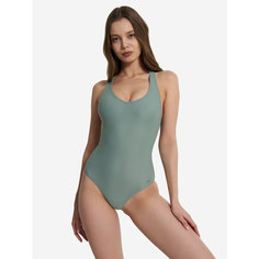 Купальник Joss Womens Beach Core Swimsuit, размер 54, оливковый