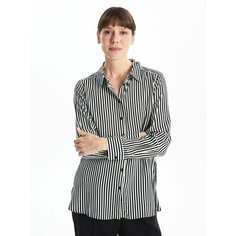 Рубашка LC Waikiki, размер 40, black striped
