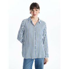 Рубашка LC Waikiki, размер 38, blue striped