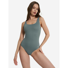 Купальник Joss Womens Beach Core Texture Swimsuit, размер 50, оливковый