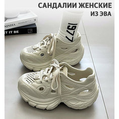 Сандалии, размер 38, хаки Нет бренда