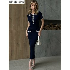Платье EMBERENS Весна-лето 2025, размер L, синий