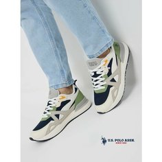 Кроссовки U.S. POLO ASSN. Весна-лето 2025, полнота 6 (RU)/ на среднюю стопу, размер 41, синий
