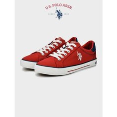 Кеды U.S. POLO ASSN. Весна-лето 2025, полнота 6, размер 37, красный