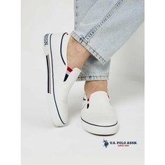 Слипоны U.S. POLO ASSN., размер 42, белый
