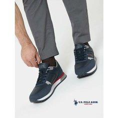 Кроссовки U.S. POLO ASSN. Весна-лето 2025, полнота 6 (RU)/ на среднюю стопу, размер 41, синий