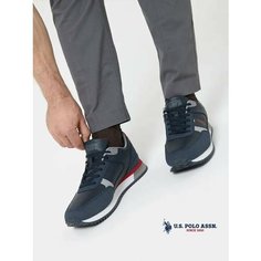 Кроссовки U.S. POLO ASSN. Весна-лето 2025, полнота 6 (RU)/ на среднюю стопу, размер 43, синий