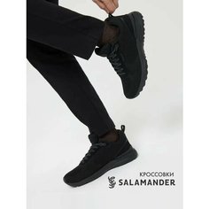 Кроссовки Salamander Весна-лето 2025, полнота 6 (RU)/ на среднюю стопу, размер 44, черный