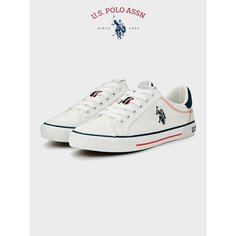 Кеды U.S. POLO ASSN. Весна-лето 2025, полнота 6, размер 36, белый