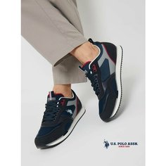 Кроссовки U.S. POLO ASSN. Весна-лето 2025, полнота 6 (RU)/ на среднюю стопу, размер 40, синий