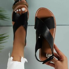 Босоножки, размер 40, black/tan Нет бренда