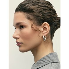 Серьги конго Zarina, серебро