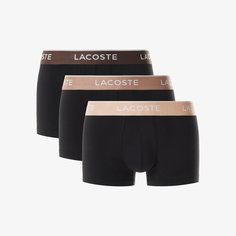 Трусы LACOSTE, комплект из 3 шт., размер TL, черный