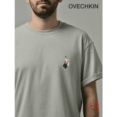 Футболка REGISTA Овечкин, размер L, серый, серый