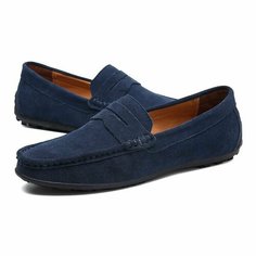 Мокасины , размер 38, dark blue Нет бренда
