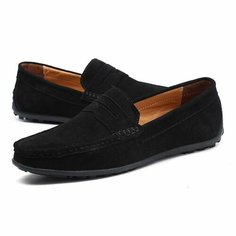 Мокасины , размер 46, black Без бренда