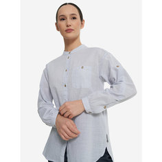 Рубашка OUTVENTURE Travel Womens Cotton LS Shirt, размер 42-44, голубой