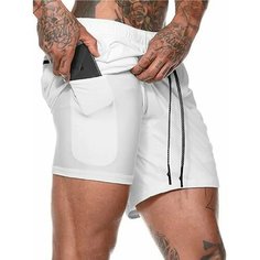 Шорты спортивные ROKSPORT, размер L, белый