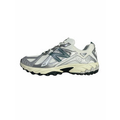 Кроссовки New Balance, размер 9.5 US, серебряный, зеленый, белый