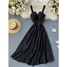 Платье Женский стиль, размер S, black Нет бренда
