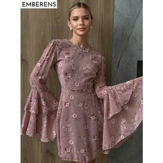 Платье EMBERENS Весна-лето 2025, размер 42, пудровый