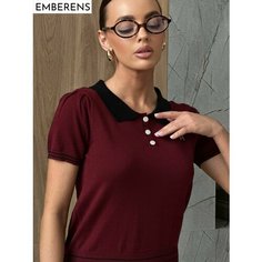 Джемпер EMBERENS, размер L, , бордовый, бордовый