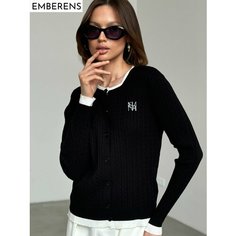 Кардиган EMBERENS, размер 40-48, , черный, Черный