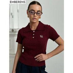 Джемпер EMBERENS, размер 40-46, , бордовый, бордовый
