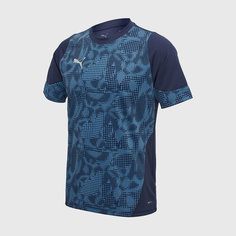Футболка спортивная PUMA Teamcup, размер L, темно-синий