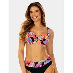 Купальник Feba Flower, размер 42EU/XL, мультиколор/черный