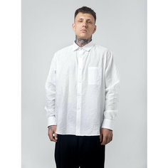Рубашка Alexander & Barri Мятая оверсайз, размер XL/XXL, белый