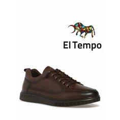 Полуботинки El Tempo, размер 42, коричневый