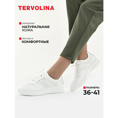 Кроссовки TERVOLINA, полнота 6 (RU)/ на среднюю стопу, размер 36, белый