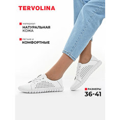 Кеды TERVOLINA, полнота 6 (RU)/ на среднюю стопу, размер 40, белый