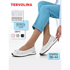 Балетки TERVOLINA, размер 41, белый 108