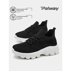 Кроссовки PALWAY, размер 37, черный