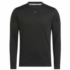 Лонгслив спортивный Reebok Identity Train Ls Tech Tee, размер XL INT, , черный