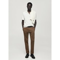 Брюки MANGO BARNA, размер 40 EU, коричневый