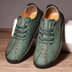 Мокасины , размер длина стопы 25cm, green No Brand