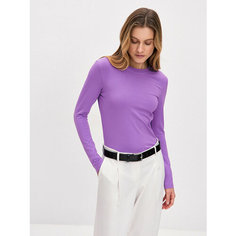 Лонгслив MARY MARY приталенный, размер L, , лиловый