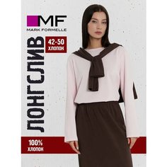 Лонгслив MARK FORMELLE для женщин, размер S, , розовый